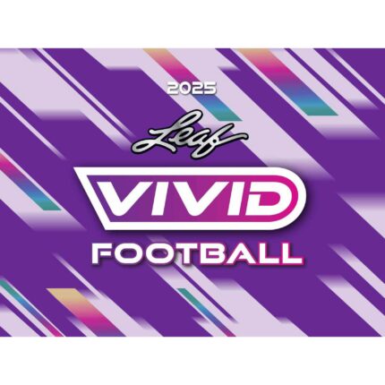 2025 Leaf Vivid Football Hobby 12-Box Case (Presell)