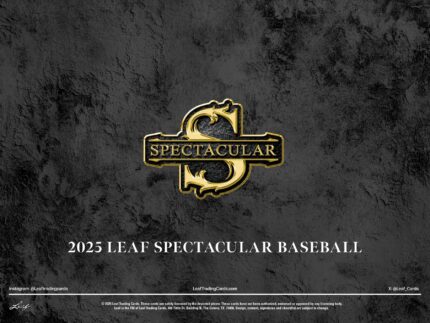 2025 Leaf Spectacular Baseball Hobby 3-Box Case (Presell)