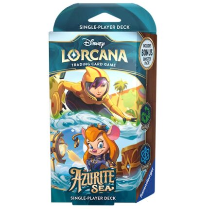 Lorcana TCG: Azurite Sea Starter Deck Set - Emerald/Sapphire